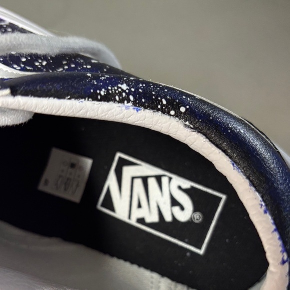 Vans Black and Blue Sneakers with White Details - Picture 2 of 7